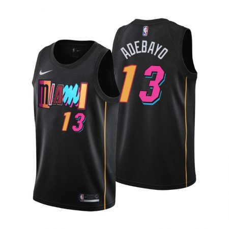 Camisetas Hombre Miami Heat Bam Adebayo 13 Nike 2021-22 City Edition Swingman